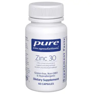 Pure Encapsulations Zinc 30 30mg 60 Capsules