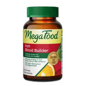 MegaFood Blood Builder Iron Supplement 26mg 60 Tablets