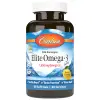 Carlson Labs Elite Omega-3 Gems 1600mg Omega-3s Natural Lemon Flavor 60 Softgels thumbnail