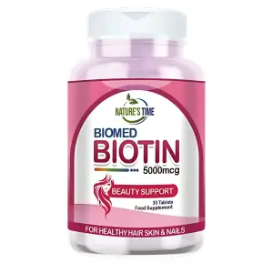 Nature's Time Biomed Biotin 5000mcg Tablets