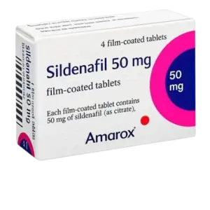 Amarox Sildenafil 50 mg Film Coated 4 Tablets