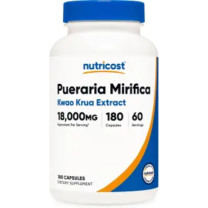 Nutricost Pueraria Mirifica 18,000mg Equivalent - 180 Capsules