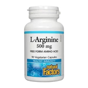 Natural Factors L-Arginine 500 mg 90 Capsules