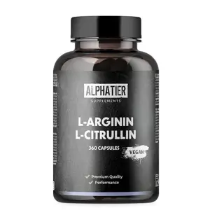 Alphatier L-Arginin L Citrullin  360 Capsules